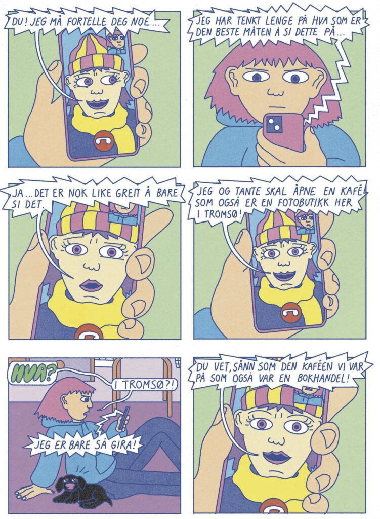 Annika Linn Verdal Homme maler ut følelser, humør og nyanser i Lava, og stoler på at leseren klarer å tolke dem.