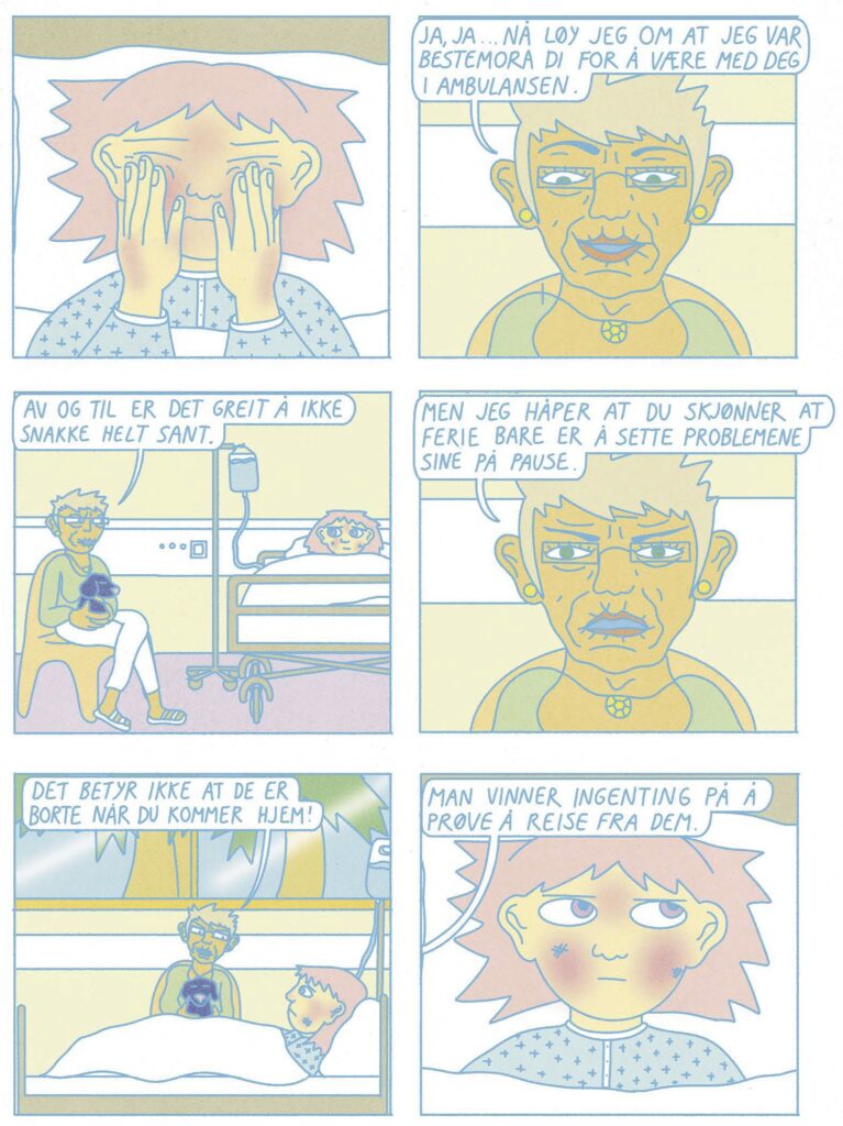 Annika Linn Verdal Homme maler ut følelser, humør og nyanser i Lava, og stoler på at leseren klarer å tolke dem.