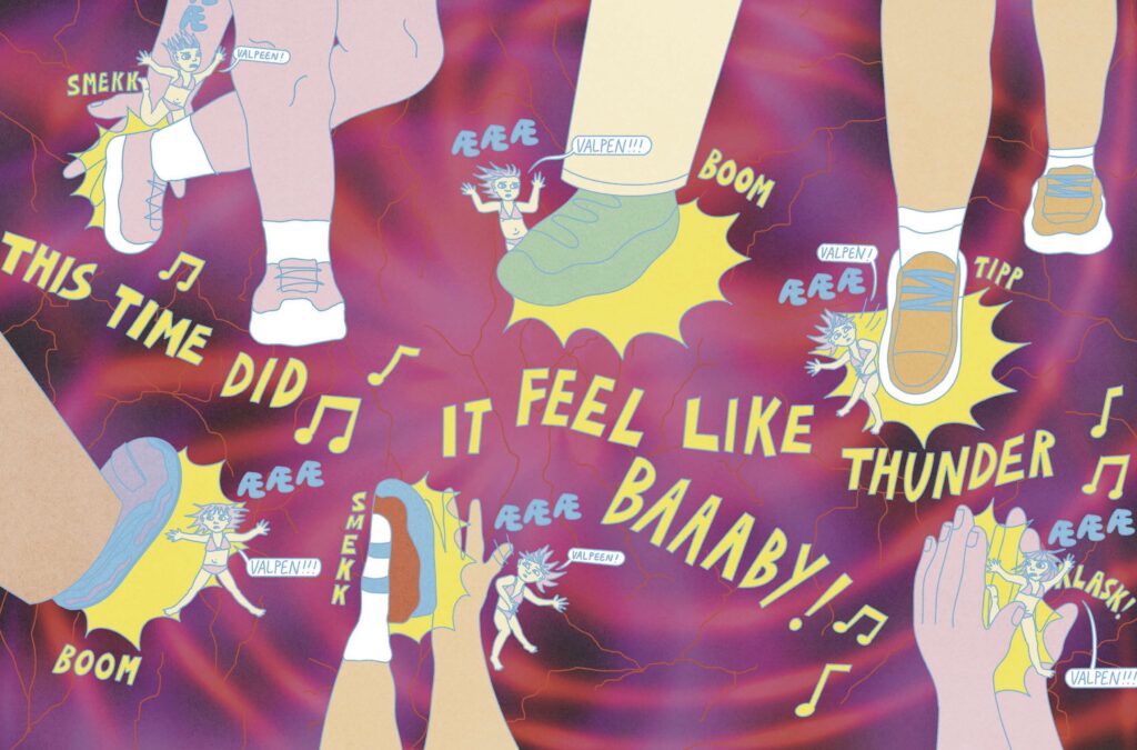 Annika Linn Verdal Homme maler ut følelser, humør og nyanser i Lava, og stoler på at leseren klarer å tolke dem.